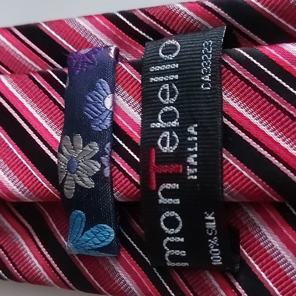 Montebello Italy 100% silk ties - Picture 5 of 8